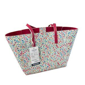 NWT Tommy Bahama Floral and Pink Reversible Purse with Wallet